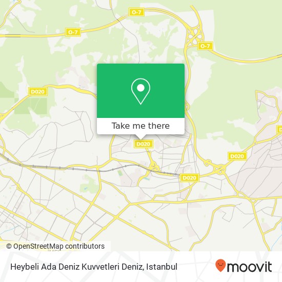 Heybeli Ada Deniz Kuvvetleri Deniz map