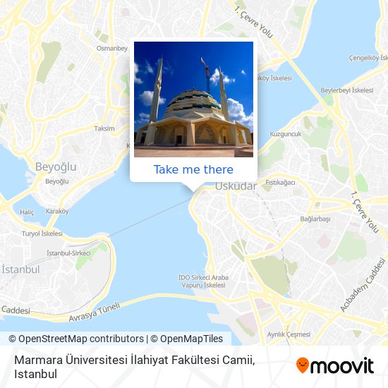Marmara Üniversitesi İlahiyat Fakültesi Camii map
