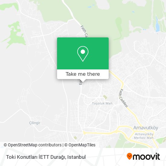 Toki Konutları İETT Durağı map