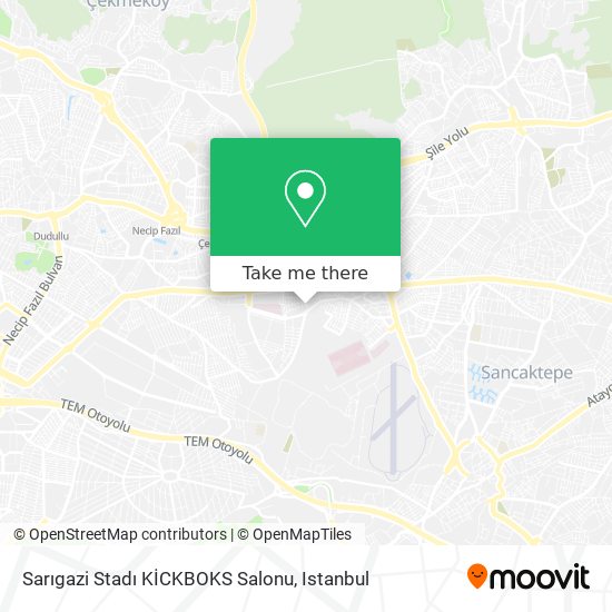 Sarıgazi Stadı KİCKBOKS Salonu map