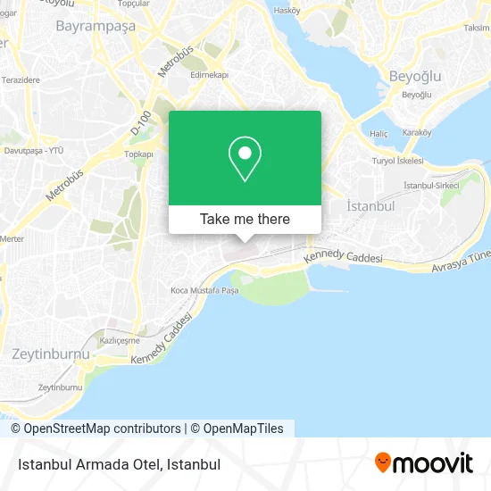 Istanbul Armada Otel map