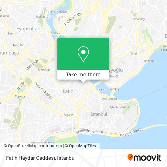 Fatih Haydar Caddesi map