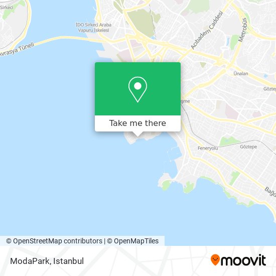 ModaPark map