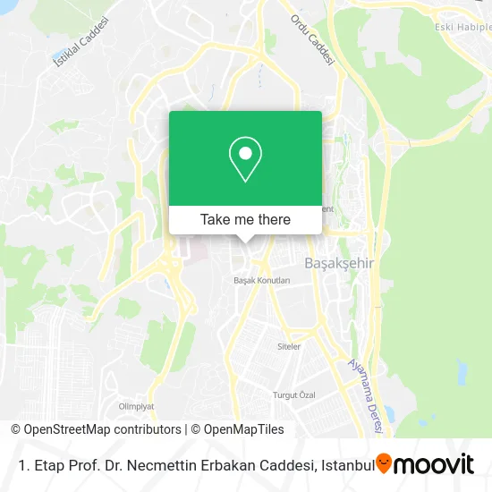 1. Etap Prof. Dr. Necmettin Erbakan Caddesi map