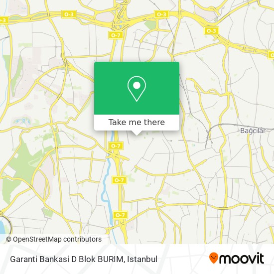 Garanti Bankasi D Blok BURIM map