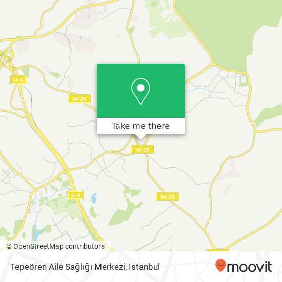 Tepeören Aile Sağlığı Merkezi map