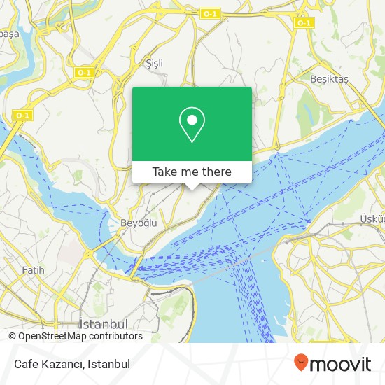 Cafe Kazancı map