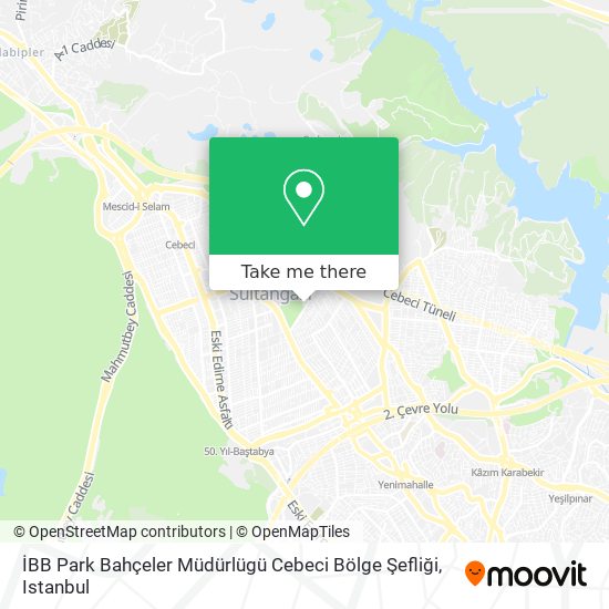 İBB Park Bahçeler Müdürlügü Cebeci Bölge Şefliği map