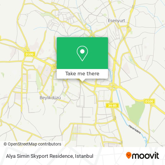 Alya Simin Skyport Residence map