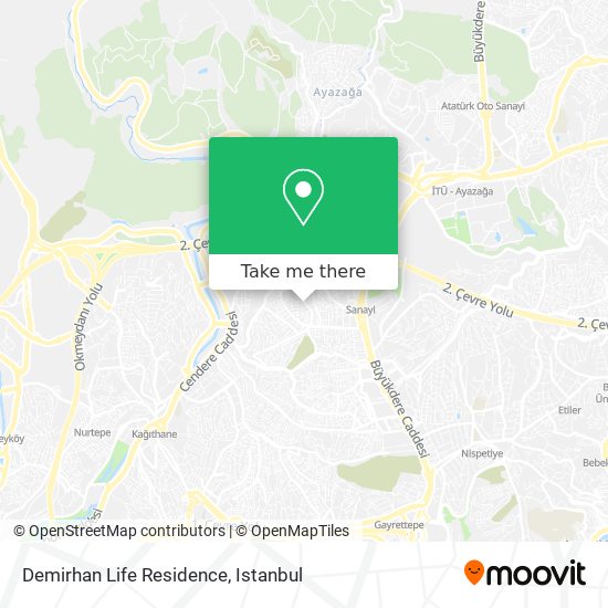 Demirhan Life Residence map
