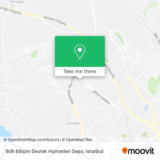 Bdh Bilişim Destek Hizmetleri Depo map