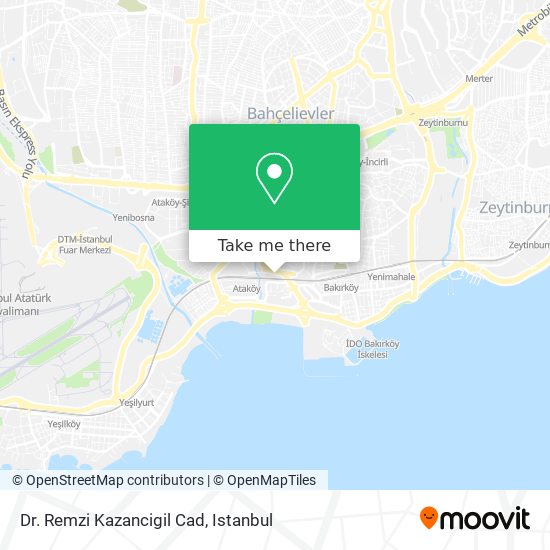 Dr. Remzi Kazancigil Cad map