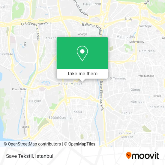 Save Tekstil map