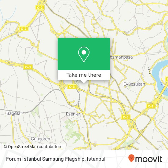 Forum İstanbul Samsung Flagship map