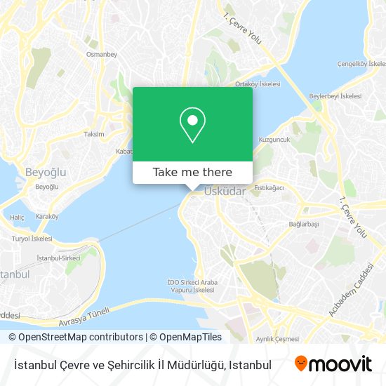 İstanbul Çevre ve Şehircilik İl Müdürlüğü map