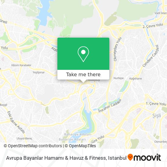 Avrupa Bayanlar Hamamı & Havuz & Fitness map