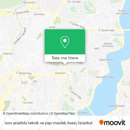isov anadolu teknik ve yapı meslek lisesi map