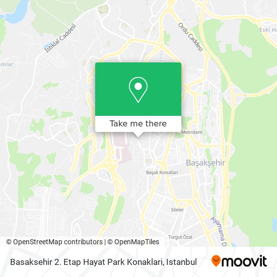 Basaksehir 2. Etap Hayat Park Konaklari map