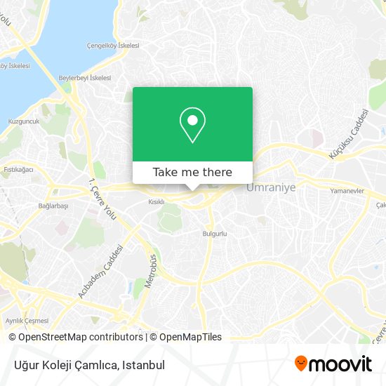 Uğur Koleji Çamlıca map