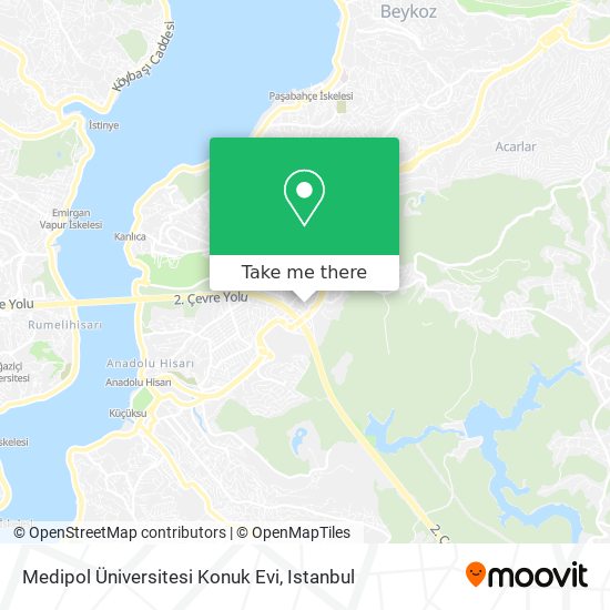 Medipol Üniversitesi Konuk Evi map