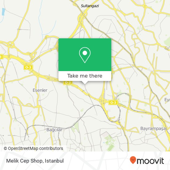 Melik Cep Shop map