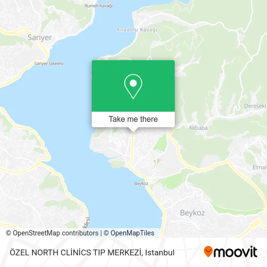 ÖZEL NORTH CLİNİCS TIP MERKEZİ map