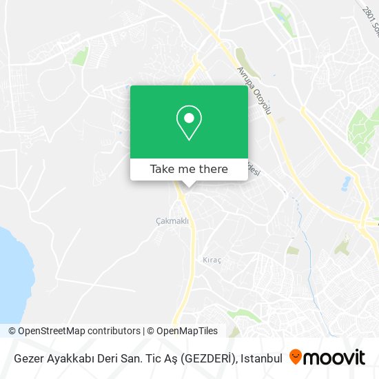Gezer Ayakkabı Deri San. Tic Aş (GEZDERİ) map