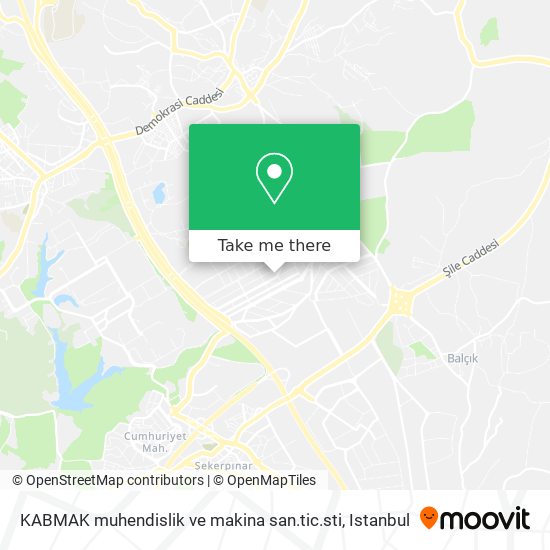 KABMAK muhendislik ve makina san.tic.sti map
