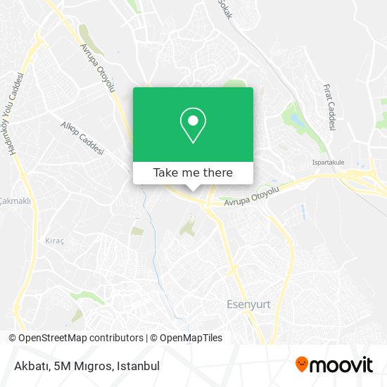 Akbatı, 5M Mıgros map