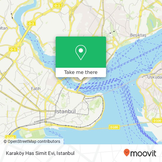 Karaköy Has Simit Evi map