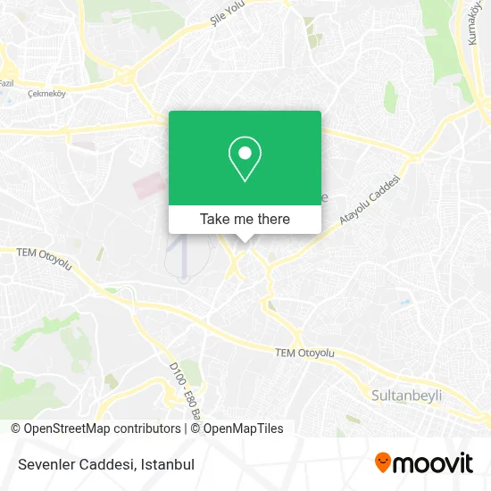 Sevenler Caddesi map