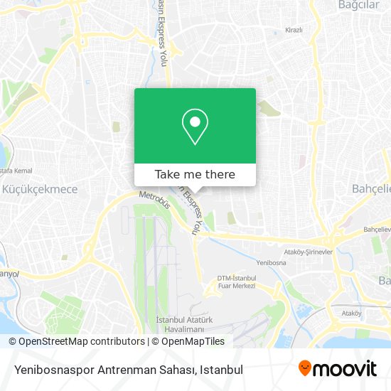 Yenibosnaspor Antrenman Sahası map