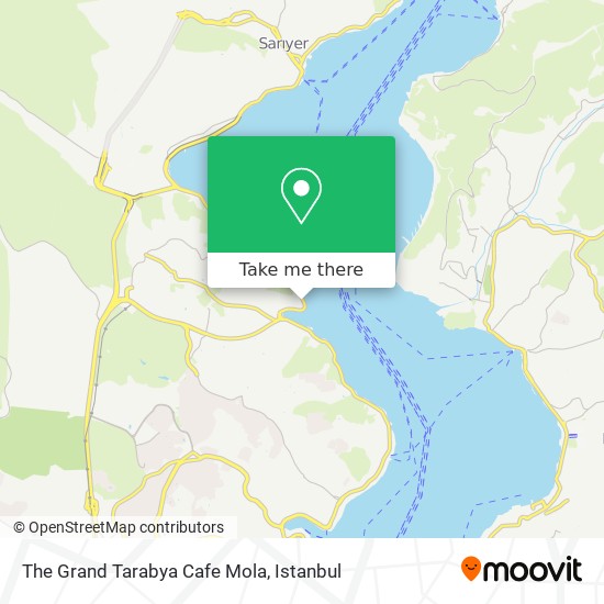 The Grand Tarabya Cafe Mola map