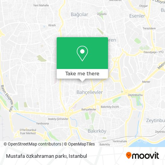 Mustafa özkahraman parkı map