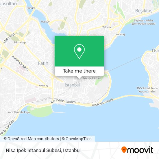 Nisa İpek İstanbul Şubesi map