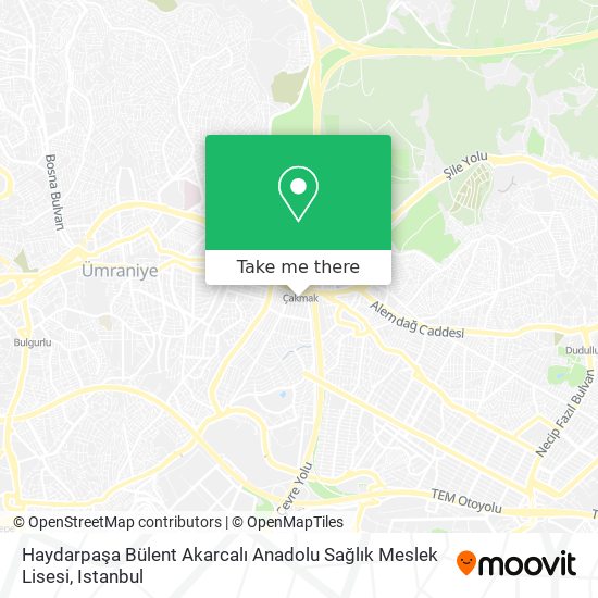 Haydarpaşa Bülent Akarcalı Anadolu Sağlık Meslek Lisesi map