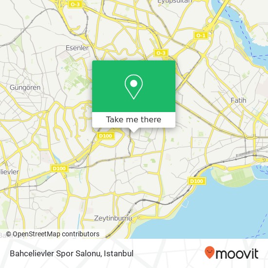 Bahcelievler Spor Salonu map