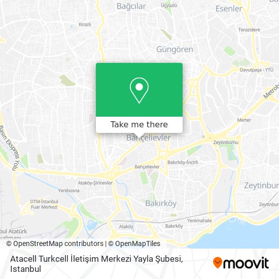 Atacell Turkcell İletişim Merkezi Yayla Şubesi map