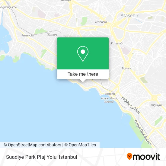 Suadiye Park Plaj Yolu map