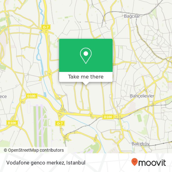 Vodafone genco merkez map