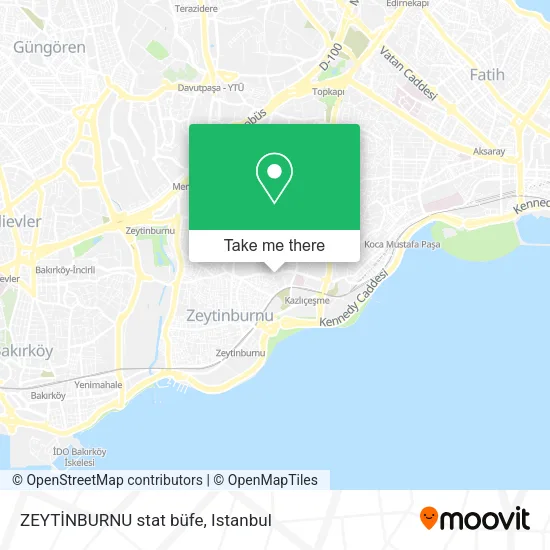 ZEYTİNBURNU stat büfe map