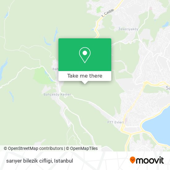 sarıyer bilezik cifligi map