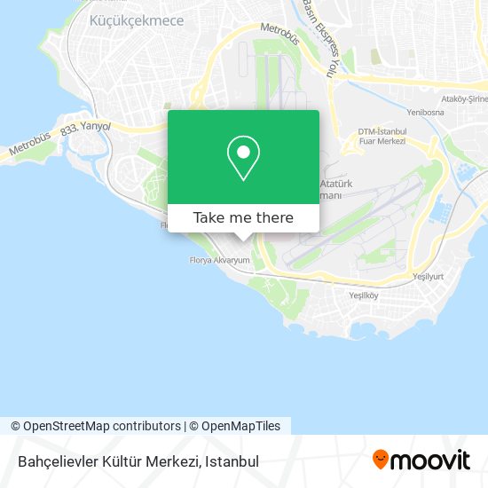 Bahçelievler Kültür Merkezi map