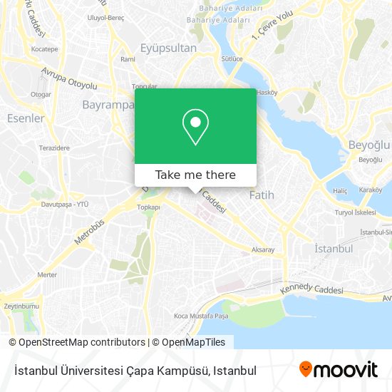 İstanbul Üniversitesi Çapa Kampüsü map