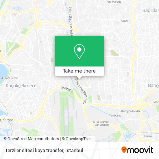 terziler sitesi kaya transfer map