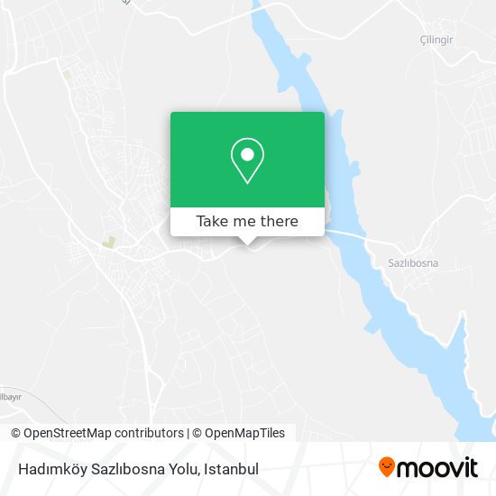 Hadımköy Sazlıbosna Yolu map