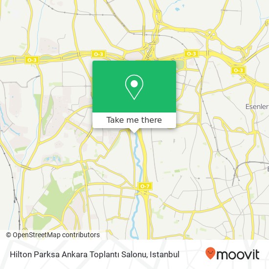 Hilton Parksa Ankara Toplantı Salonu map