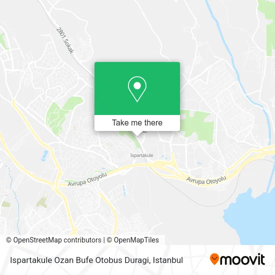 Ispartakule Ozan Bufe Otobus Duragi map
