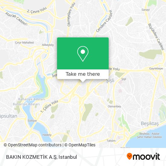 BAKIN KOZMETİK A.Ş map