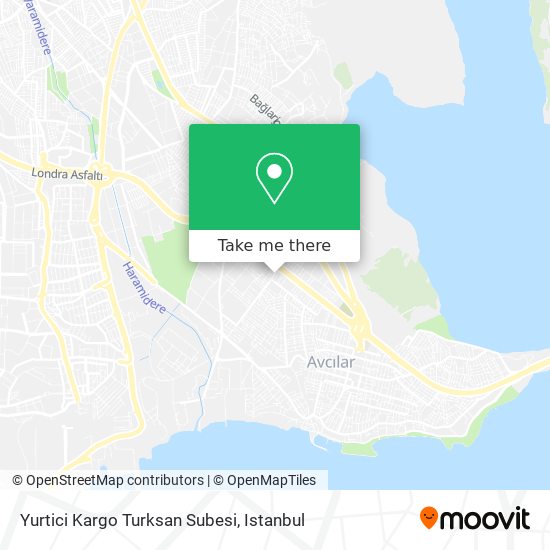 Yurtici Kargo Turksan Subesi map